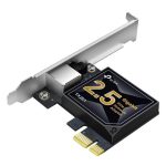 TP-Link 2.5g 2.5 Gigabit Pci Express Network Adapter Low-profile & Full-height Brackets 1× Pci Express 2.1 X 1, 1× Rj45 Gigabit/megabit Port (ni (TX201)