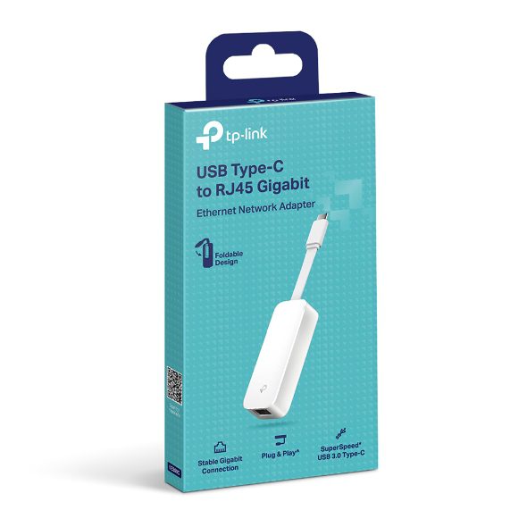 TP-Link UE300C USB 3.0 Type-C to Gigabit Ethernet Network Adapter, 1 USB 3.0 Type-C Connector, 1 Gigabit Ethernet Port, Foldable, Portable Design - Image 8