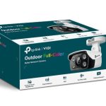 TP-Link 4mp Outdoor Full-color Bullet Network Camera Spec: H.265+/h.265/h.264+/h.264, 1/3″ Progressive Scan Cmos, Color/0.04 Lux@f1.6, 0 Lux With Ir/white Light, 25fps/ (VIGI C340(6MM))