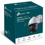 TP-Link Vigi 4mp C540s(4mm) Outdoor Colourpro Night Vision Pan Tilt Network Camera, 4mm Lens, Smart Detection,3yw (VIGI C540S(4MM))