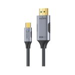 Oxhorn USB C to HDMI 2.0 1m cable 4K@60Hz Aluminum plugs black Support HDCP 1.4 HDCP 2.2 Thunderbolt 3/4 LPCM compatible Windows/Mac/Chromebooks