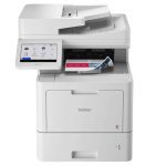 Brother MFC-L9630CDN Colour Laser Multi-Function Printer. Up to 600 x 600 dpi, 2,400 dpi class (2400 x 600) quality, 520 sheets of 80 gsm plain paper