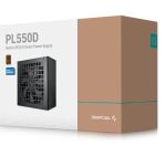 DeepCool PL550D 550W 80 Bronze Certified Non Modular ATX Power Supply 120mm Fan DC to DC ATX31 100000 MTBF 85 Efficiency
