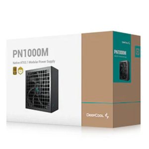 Buy DeepCool Pn1000m Gamer Storm Fully Modular Power Supply 80 Gold 135mm Fdb Fan Japanese Bulk Capacitor Atx31 12v-2×6 Pcie 51 Cable (R-PNA00M-FC0B-JGAU) in Australia - TECHOM Shop
