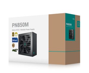 Buy DeepCool Pn850m 80+ Gold 850w Fully Modular Atx Power Supply 120mm Fan Japanese Capacitors Dctodc Atx12v V31 100000mtb (R-PN850M-FC0B-JGAU) in Australia - TECHOM Shop