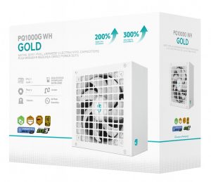 Buy DeepCool Pq1000g Wh 1000w Gamer Storm 80 Gold Fully Modular Atx Power Supply 120mm Fan Japanese Capacitors Dc To Dc Atx12v V31 (R-PQA00G-FD1W-JGAU-V1) in Australia - TECHOM Shop