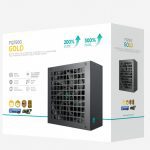 DeepCool PQ750G 80 Plus Gold Fully Modular ATX Power Supply 750W 120mm Fan Japanese Capacitors DC to DC ATX12V V31