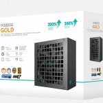 DeepCool PQ850G 850W Gamer Storm Fully Modular ATX Power Supply 120mm Fan Japanese Capacitors DC to DC ATX12V V31