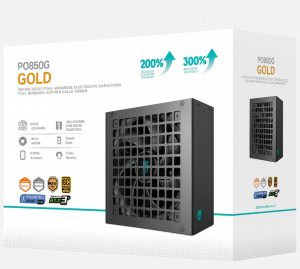 Buy DeepCool Pq850g 850w Gamer Storm Fully Modular Atx Power Supply 120mm Fan Japanese Capacitors Dc To Dc Atx12v V31 (R-PQ850G-FD1B-JGAU-V1) in Australia - TECHOM Shop