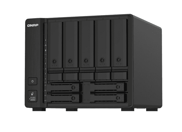 QNAP TS-932PX-4G 9-Bay NAS,AL324 64-bit quad-core 1.7GHz, 4GB DDR4 SODIMM RAM (1 RAM slot, max 16GB), 5x 3.5" and 4x 2.5" drive slots, 2x 10GbE SFP+ LAN, 2 Yr - Image 7
