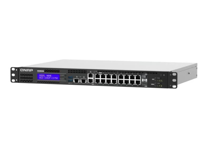 QNAP QGD-1602P-C3558-8G Smart Edge PoE Switch with 2.5GbE and 10GbE Capability for the Wi-Fi 6 & SD-WAN Generation - Image 2