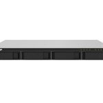 QNAP 4-bay 1u Rackmount Nas Cortex-a57 Quad-core 1.7ghz Cpu, 2gb Ddr4 Udimm Ram(max 16gb), Sata 6gb/s,2x 2.5gbe, 2x10gbe Sfp+,3y Wty (no Rail Incl) (TS-432PXU-2G)