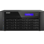 QNAP 12-bay U.2 Nvme Pcie Gen4 X4 All-flash Desktop Nas, Amd Epyc 7232p, 12 X 2.5″ U.2 Nvme / Sata Ssd Bays, 64gb Rdimm Ram, 5 Yrs Wty (TS-h1290FX-7232P-64G)