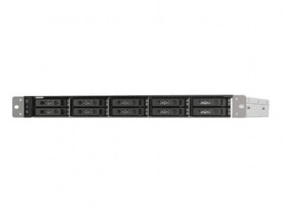 QNAP TS-h1090FU-7232P-64G,1U 10-bay all flash NAS, U.2/U.3 NVMe PCIe Gen4 x4 and SATA 6Gbps bays, AMD EPYC 7232P 8C 16T 3.1GHz, 64GB RIMM DR4 ECC, 5 yrs WTY - Image 2