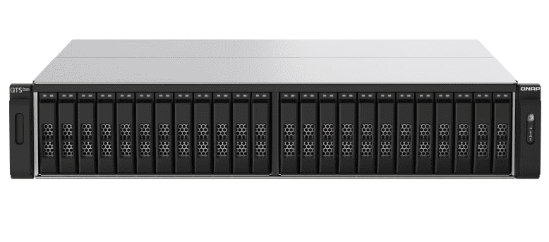 QNAP TS-h2490FU-7232P-64G,24-Bay all-flash NAS, NVMe Gen3 x4, AMD EPYC 7232P 3.1GHz, 64GB RAM, 2 x 2.5GbE LAN, 2 x 25GbE SFP28, w/o Rail Kit, 5 Yrs WTY - Image 7