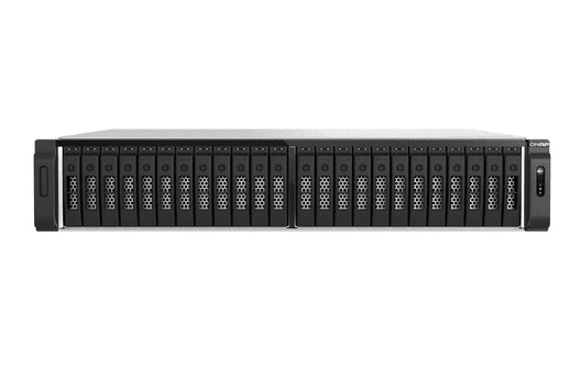 QNAP TS-h3077AFU-R5-32G 2U 30-bay 2.5" SATA all flash NAS, AMD Ryzen 7600/Ryzen Pro 7645 6-core/12 thread processor, up to 5.1 GHz,32GB DDR5 non-ECC RAM, 3 Yrs - Image 2