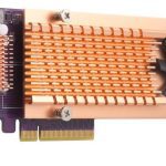QNAP Dual M.2 22110/2280 Pcie (gen3 X 4) Nvme Ssd Expansion Card. Pcie And Lanes: Pcie Gen3 X 8. Low-profile Flat And Full-height Brackets Are Also Included (QM2-2P-384A)