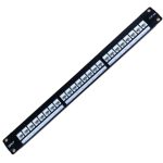 LDR 24 Port Cat6A UTP Patch Panel Rack Mount - 1U