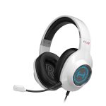 Edifier G2ii 7.1 Surround Sound Usb Gaming Headset With Microphone, Rgb Lighting, 360 Degree Surround Sound Effects, 50mm Ndfeb- White (G2II-WHITE)