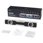 Edifier Qs30 White Gtm Deck Version 03 Computer / Tabletop Bluetooth Speaker 2.5w*2 (rms) Total Output Power Dual 2′ (52mm) Full-range Drivers (QS30-WHITE)