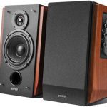 Edifier R1700BT Bluetooth Lifestyle Bookshelf Studio Speakers Brown - BT/Dual 3.5mm AUX/Limited Distortion DSP/DRC/Classic Wood Finish