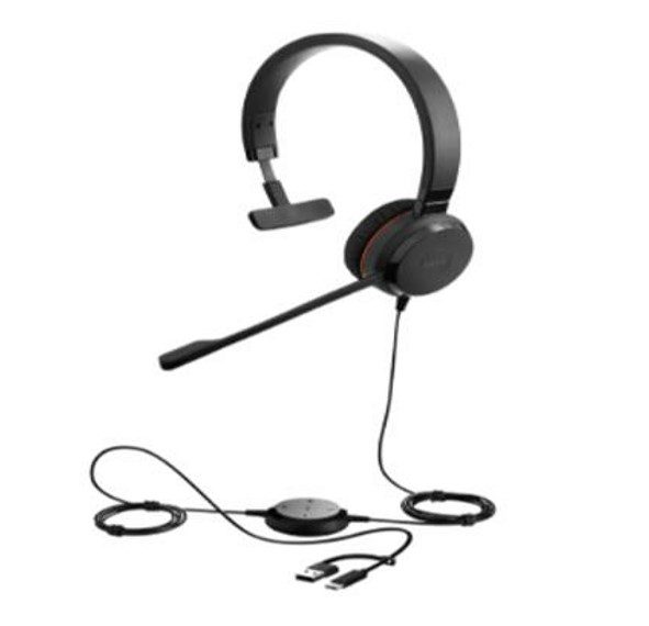JABRA EVOLVE 30 II UC MONO USB C/A - Image 4