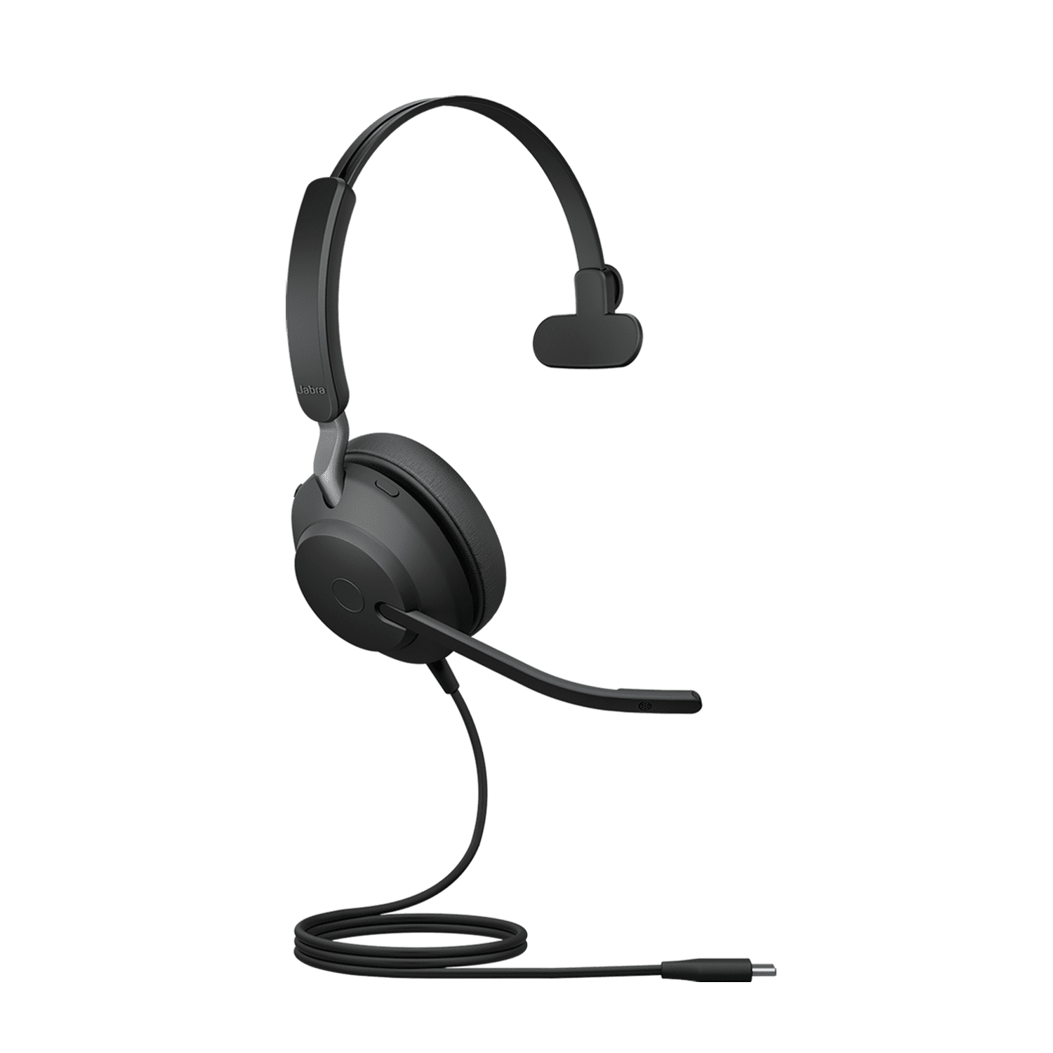 Jabra Evolve2 40 SE Wired USB-C UC Mono Headset, 360° BusyLight, Noise Isolationg Ear Cushions, 2Yr Warranty, Plug-and-play, 3-Microphone Technology - Image 4