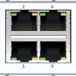 Sophos 4 port GbE copper - 2 Bypass groups FleXi Port module (for all XGS Rackmount models)