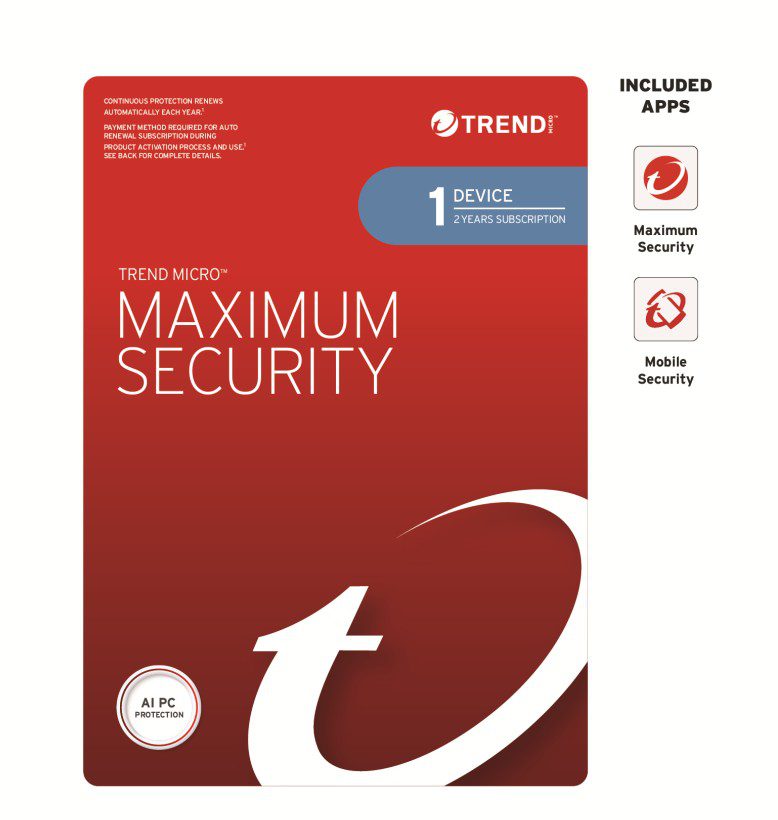 TM Maximum Security (1 Device) 2yr AR