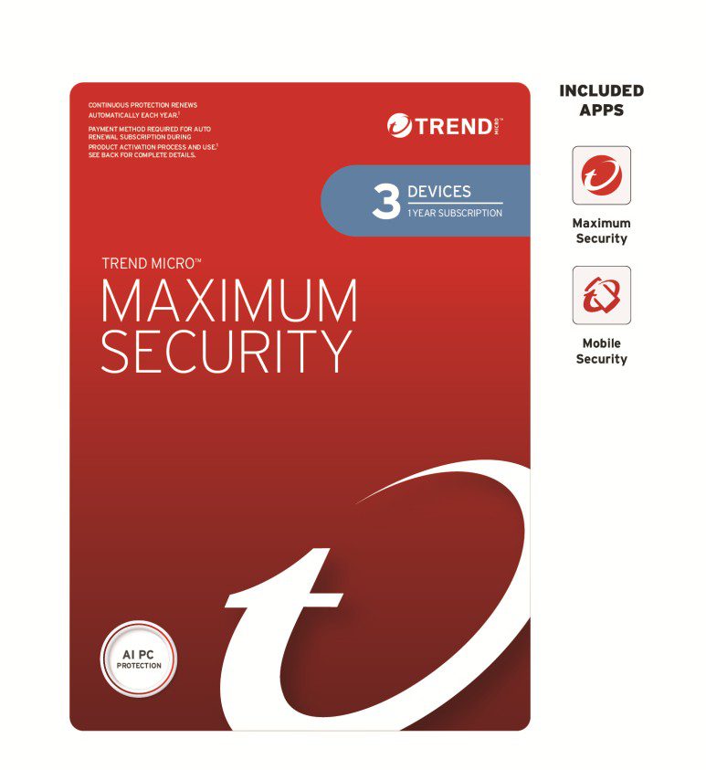 TM Maximum Security (3 Device) 1yr AR