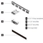 Lenovo Thinksystem Sr630 V2/sr645 10×2.5′ Anybay Backplane Option Kit (4XH7A09910)