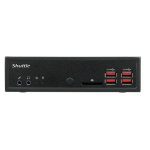 Shuttle DH32U XPC Slim, Intel Tiger lake-U Pentium 7505, 2xDDR4, 2.5' HDD/SSD Bay, 2x Intel i211, 1x RS232, HDMI, 90W, VESA Mount