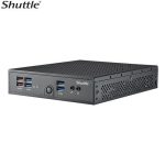Shuttle Slim Mini Pc 1.3l Barebone – Celeron 7305, 2x Ddr5, 2x M.2 2280, Hdmi, Dp, Vga, Com, 2 X Lan, 90w, Fanless (DS50U)