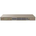 Tenda ()26-port Fe Switch With 24-port Poe+ (TEF1126P-24-250W)