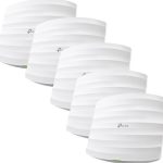 TP-Link Ac1750 Ceiling Mount Dual-band Wi-fi Access Point, 2× Gigabit Rj45 Port, 50 Mbps At 2.4 Ghz + 1300 Mbps At 5 Ghz,(), 5-year Wty (EAP245(5-pack))