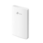 TP-Link Omada Ax1800 Wall Plate Wifi 6 Access Point, 1201/574 Mbps, 4x Gigabit Ethernet Port, 2x Antenna, Centralised Management (EAP615-WALL)