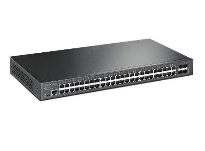 TP-Link SG3452X Omada 48-Port Gigabit L2+ Managed Switch with 4 10GE SFP+ Slots, Integration with Omada SDN Controller, Static Routing, OAM, sFlow, DD - Image 2