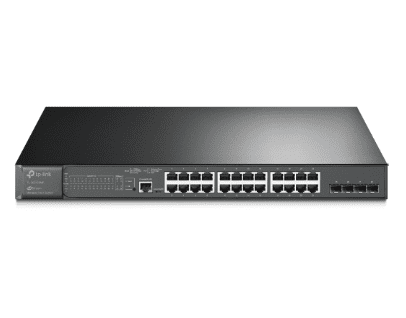 TP-Link SG3428MP Omada 28-Port PoE+ Gigabit L2+ Managed Switch with 4 SFP Slots, Integration with Omada SDN Controller,Static Routing, OAM, 802.1Q VLA - Image 2