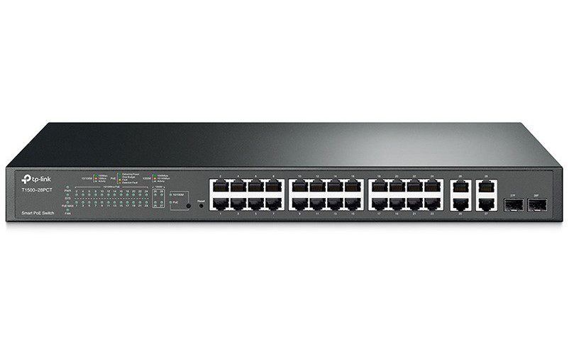 TP-Link JetStreamâ„¢ 24-Port 10/100 Mbps + 4-Port Gigabit Smart Switch with 24-Port PoE+, 5-Year WTY - Image 2