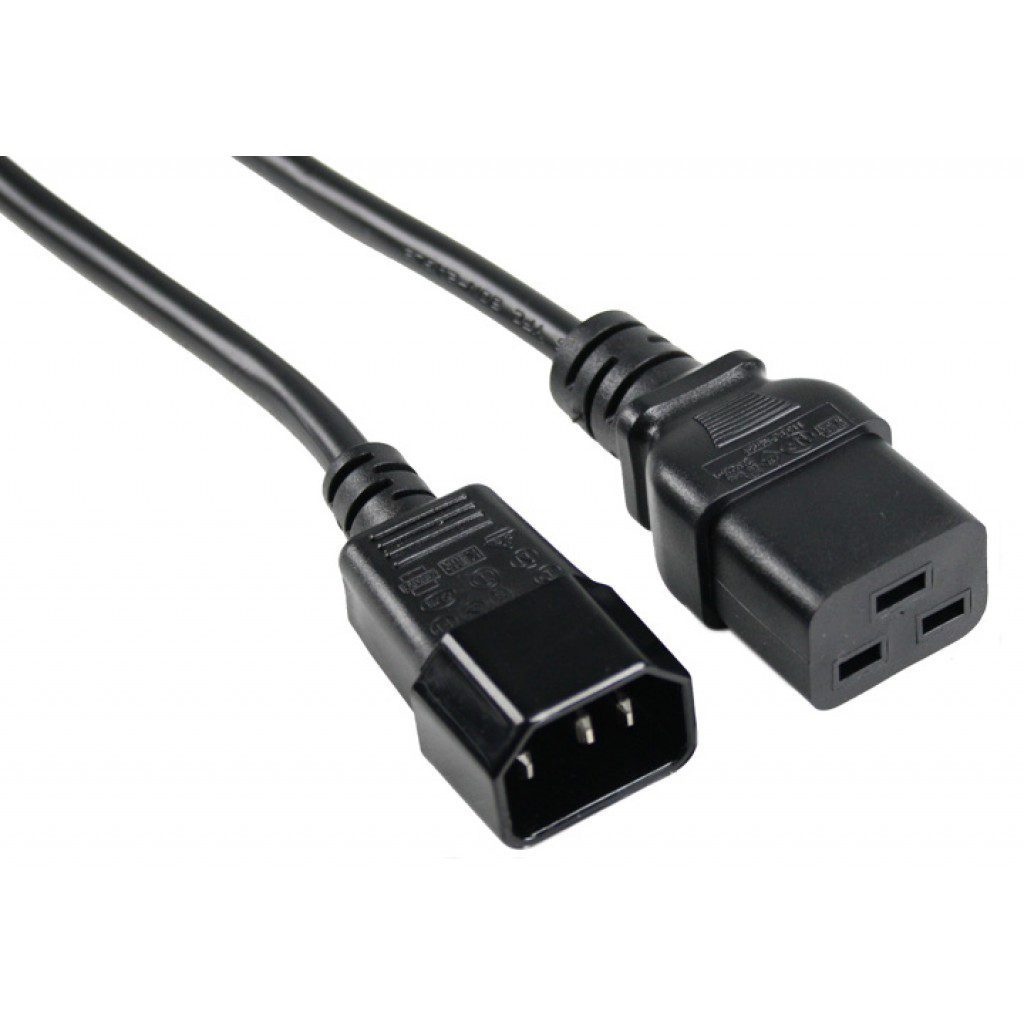 Power Cord. C19 to C14. 2.0m - Image 2