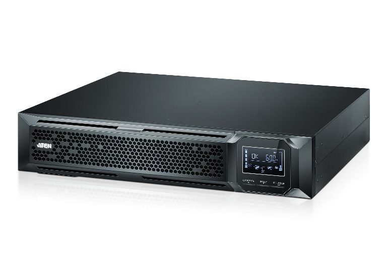 Aten 1000VA/1000W Professional Online UPS with USB/DB9 connection, 8 IEC C13 outlets, EPO and RJ port surge protection (Inc 2yrs back to base wty) - Image 4
