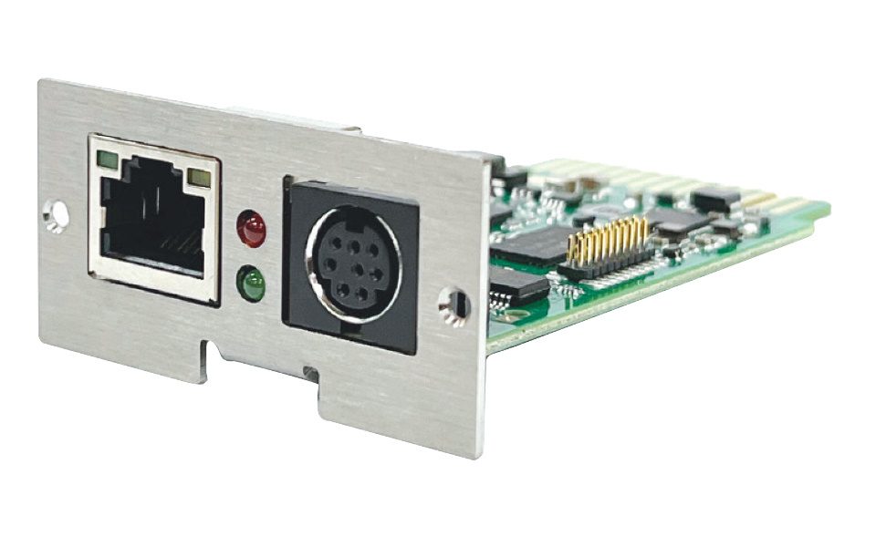 PowerShield Cyber Secure SNMP/Web Card, Mini-Slot, enhances network management and monitoring capabilities for UPS systems - Image 2