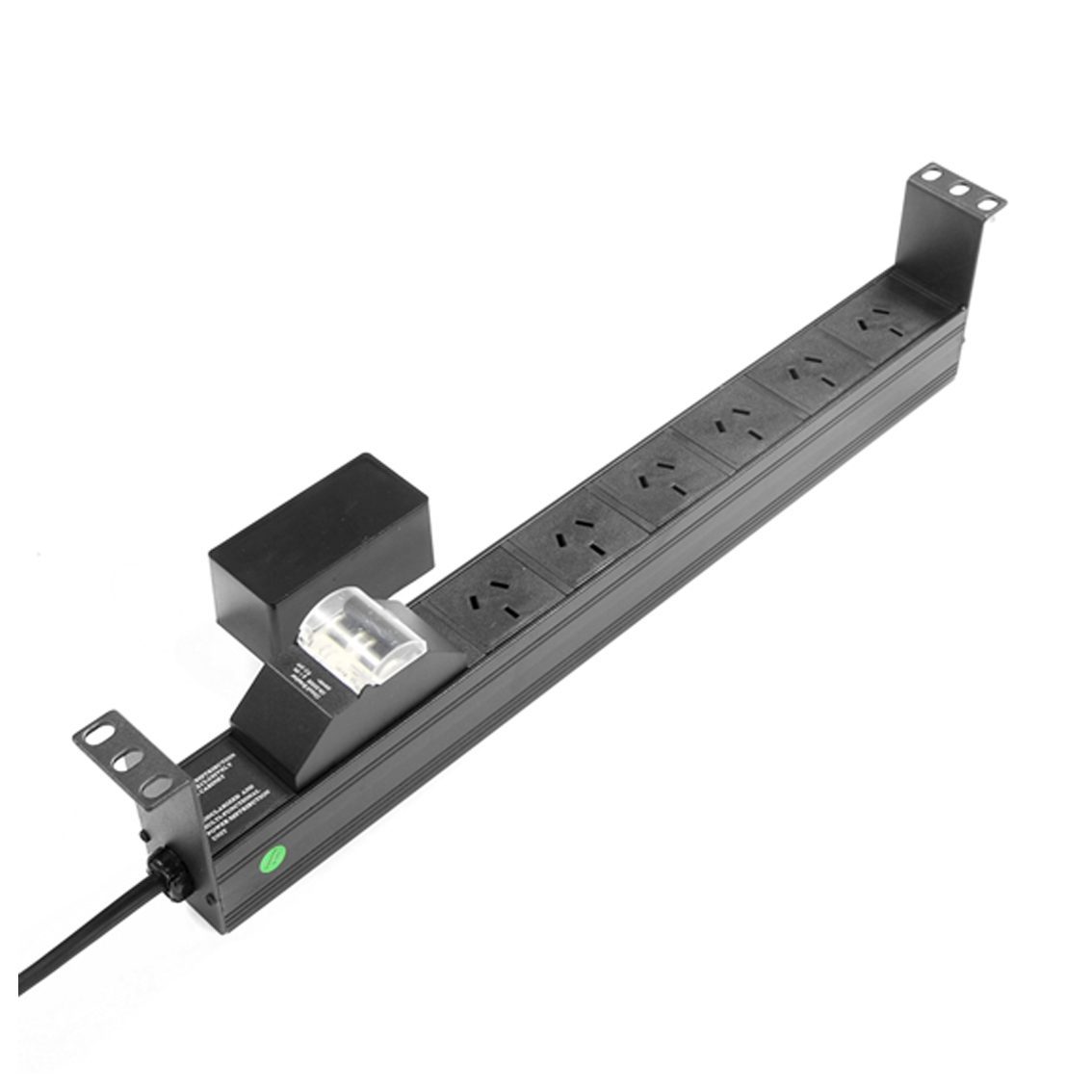 PowerShield Horizontal PDU with 10A Aus Input plug, 6 x ANZ 10Amp outlets, provides reliable power distribution for horizontal installations - Image 2
