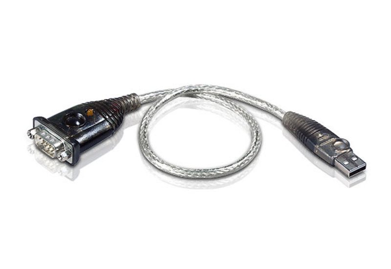 Aten Serial Converter USB to 1 Port RS232 Serial Converter with 35cm Cable - Image 2