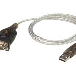 Aten Usb To Rs232 Converter With 1m Cable,921.6 Kbps Transfer Rate, Compatible With Windows, Mac, Linux (USA-UC232A1-AT)