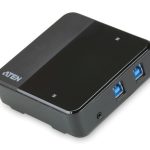 Aten Peripheral Switch 2x4 USB 3.1 Gen1, 2x PC, 4x USB 3.1 Gen1 Ports, Remote Port Selector, Plug and Play