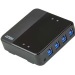 Aten Peripheral Switch 4×4 Usb 3.1 Gen1, 4x Pc, 4x Usb 3.1 Gen1 Ports, Remote Port Selector, Plug And Play (USA-US-3344)