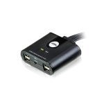 Aten Peripheral Switch 4×4 Usb 2.0, 4x Pc, 4x Usb 2.0 Ports, Remote Port Selector, Plug And Play, Hot Pluggable (US424-AT)