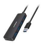 mbeat® 4-Port USB 3.0 Hub with USB-C DC Port Compact and Portable Design Expandable Connectivity Data Transfer Speed: 5Gbps Weight: 32g