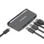 (LS) mbeat® Essential Pro 5-IN-1 USB- C Hub (4k HDMI Video, USB-C PD Pass Through Charging, USB 3.0 x 2, USB-C x 1) USB 3.0 Speed: Up to 5Gbps